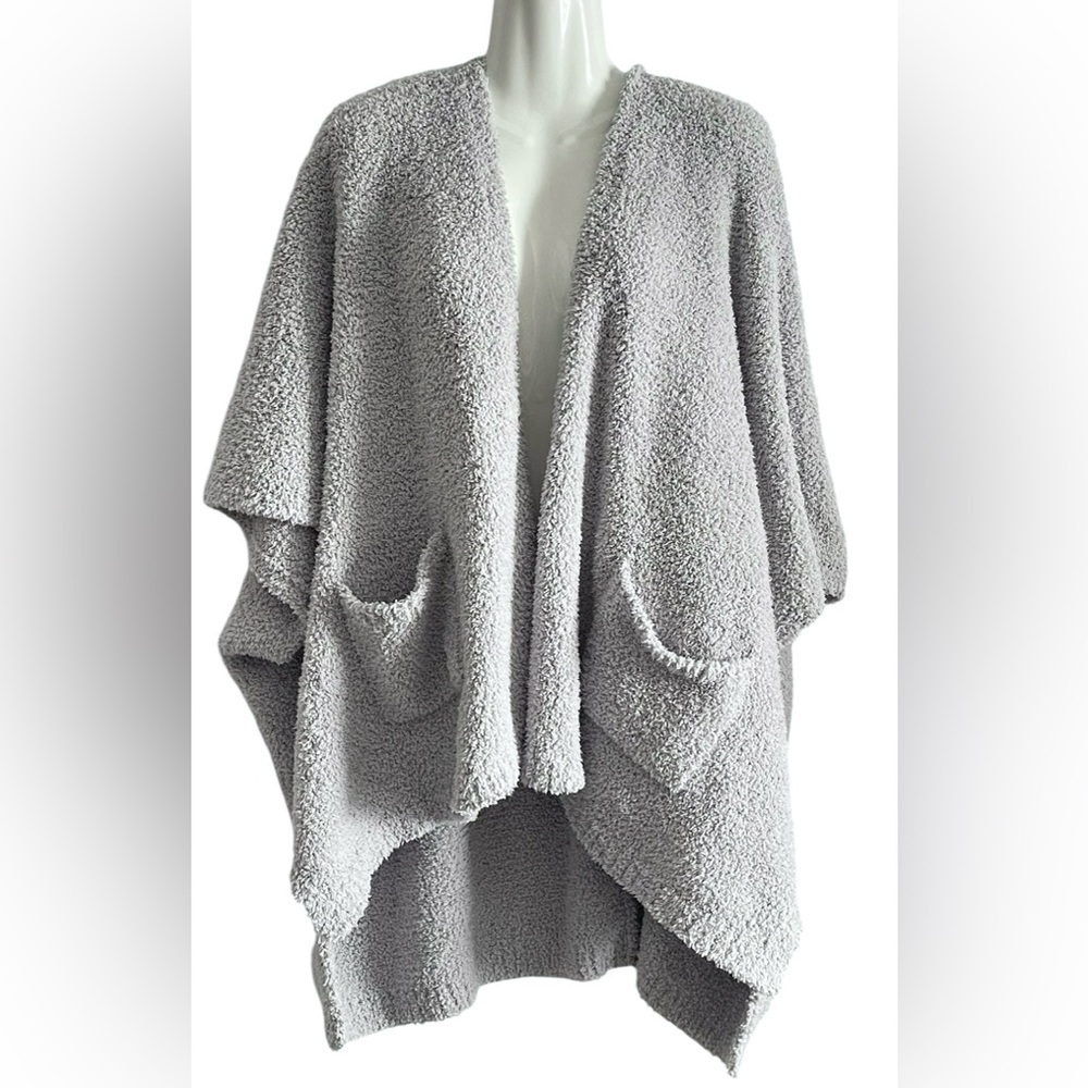 Aerie Soft Gray Women's Poncho Pockets - one size